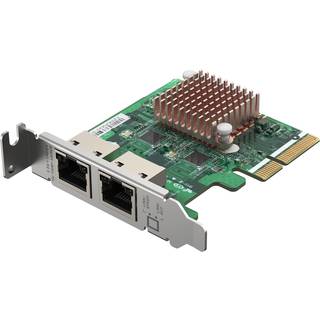 QNAP Dual port 2.5GbE 4-speed Network card for PC/Server or NAS with a PCIe slot