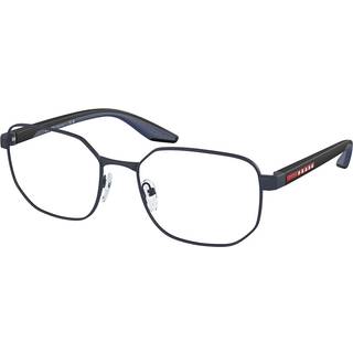 Prada Linea Rossa Mand PS 50QV TFY1O1 Optiske stel Metal Blå Transparent Geometrisk Normal