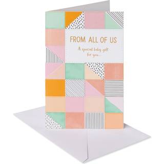 Amerikanske hilsener babybrusekort fra os (alt lykkeligt)