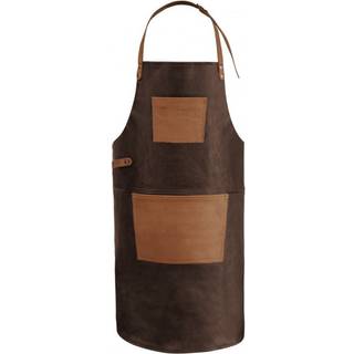 Buff Leather Apron with neck strap