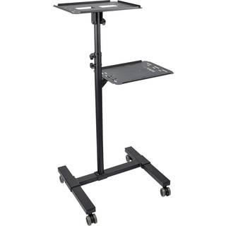 StarTech.com ADJPROJCART multimedie vogn & stand Sort Projektør Multimedia stand