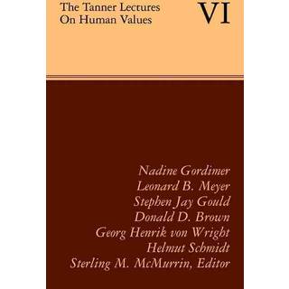 The Tanner Lectures on Human Values