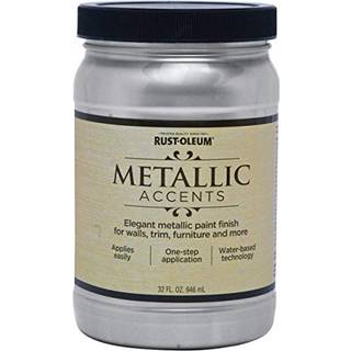 Rust-Oleum 253534 Metalliska accenter Färgkvart Sterling Silver