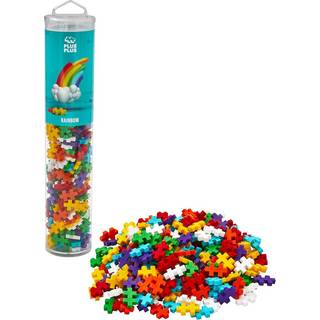 Plus Plus Mini Tube Rainbow mix - 240 regnbuefarvet byggeklodser