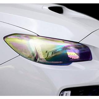 VViViD ekstra bred forlygte Baglygte Vinyl Tint Wrap 16 tommer x 48 tommer rulle (kam?leon gennemsigtig)