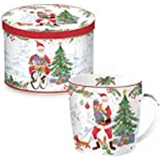 Porcelænskrus, 350 ml, &#34;JOYFUL SANTA&#34; - Nuova R2S mærke