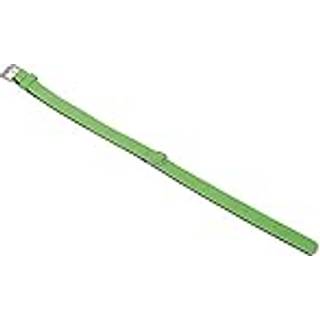Læderhalsbånd SOUTH - XS: 27 cm (20-25 cm) - 12/14 mm - Grøn