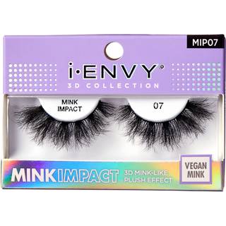 i-envy falske vipper 3d minklignende overd?dige p?virkning naturligt for dramatiske veganske ?jenvipper