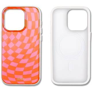 Sonix -sag til iPhone 15 Pro | Kompatibel med MagSafe | 10ft drop testet | Rutet | Kontroller lyserød