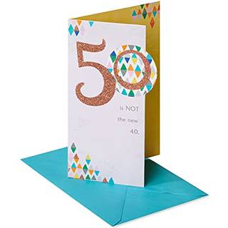 Amerikanske hilsener 50 -?rs f?dselsdagskort (langt bedre)