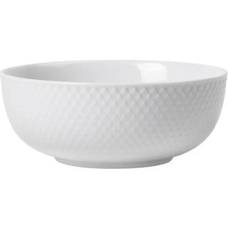 Rhombe skål Ø15.5 cm, hvid