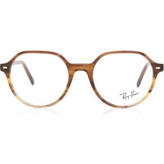 Ray-Ban RX5395 Thalia 8253 49 Briller Mænd Brun - Transparent Yellow Brown Stripes - 49mm