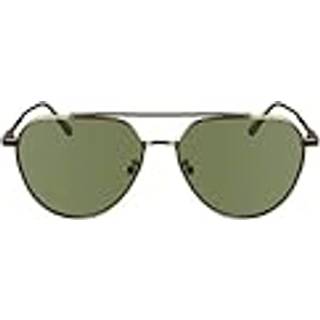 Calvin Klein Unisex CK24100S 771 Solbriller Metal Gul Grøn Pilot Normal Normal