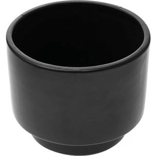 Keramik Topf 14x14x11cm - Schwarz