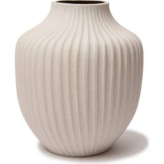 Lindform Kyoto vase Sand white light deep line