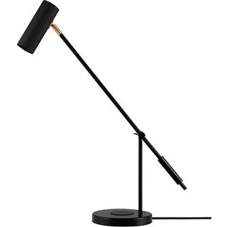 Globen Lighting Hubble Read Bordlampe med Trådløs Opladning Sort