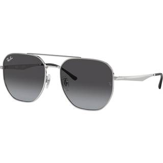 Ray - Ban Unisex RB3724D 003/8G Solbriller Metal Sølv Grå Geometrisk Normal Skygge