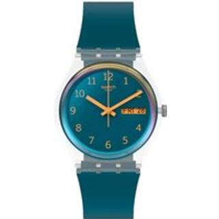 Swatch Blue Away Quartz Blue Dial Bio-sourced Strap Unisex Watch SO28K700