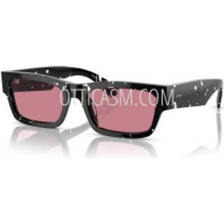 Prada Mand PR A03S 15O70C Solbriller Acetat Brun Rød Firkantet Polariseret