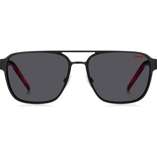 Hugo Boss Mand HG 1298/S OIT/IR Solbriller Stål Sort Grå Pilot