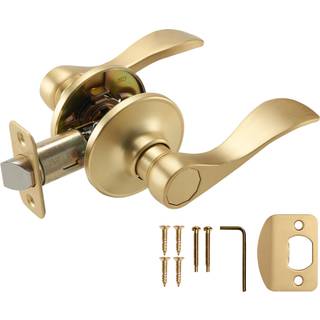 Design House Springdale D?rh?ndtag til Passage Hall og Closet Doors - Satin Gold Door Lever 728899
