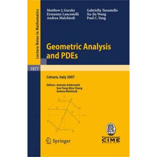 Geometric Analysis and PDEs