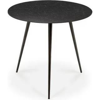 Ethnicraft, Luna Sofabord Ø50 cm Sort