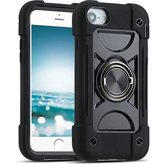 Markill kompatibel med iPhone SE3/iPhone SE2 iPhone 6/6s Case iPhone7/iPhone8 Sag 4.7 tommer med Ring Stand Heavy-Duty Military Grade ShockProof