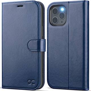 OCASE kompatibel med iPhone 12 Pro Max Wallet Case PU Leather Flip Folio Case med kortholdere RFID Blokering Kickstand [ShockProof TPU Inner Shel
