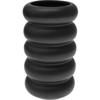 Keramik Vase schwarz