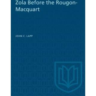Zola Before the Rougon-Macquart