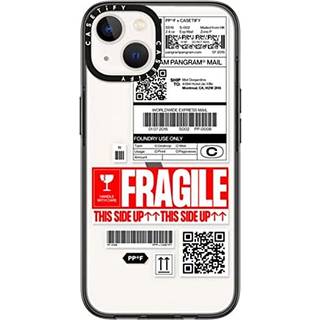 Casetify Compact iPhone 14 Sag [2x Military Grade Drop Tested / 4ft Drop Protection] - PP -0008 - Clear Black