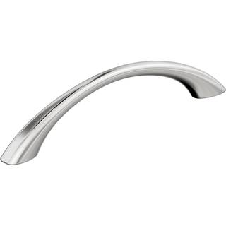Amerock Bp3723126 Poleret kromkabinettr?k | 5-1/16 tommer (128 mm) Center-to-center kabinet Hardware | Vaile | M?bler hardware | Skuffet tr?k