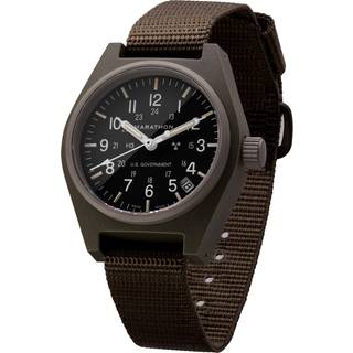 Marathon Sage Green General Purpose with Date (GPQ-D) Quartz Black Dial Men's Watch WW194015SG-0003