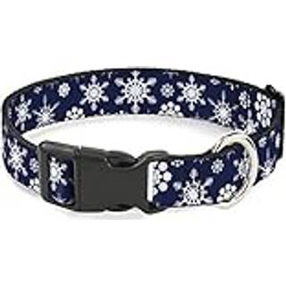 Buckle-down 15-26 """" Snowflakes Blue/White Plastic Clip krave stor