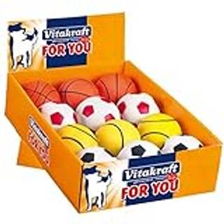 Vitakraft Mosgummibold 1 stk. 9 cm – Blød og Elastisk Hundebold til Leg og Træning