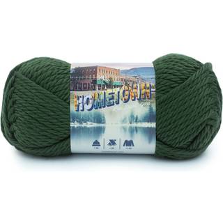 Lion Brand Hometown 135-180J Ashland Pine Indhold: Uni color, mix, neon & twist: 100% akryl Tweed: 94% akryl, 6% viskose Vægt/længde: Uni color, mix, neon & twist: 142 g = ca. 74 meter Tweed: 113 g = ca. 59 meter Anbefalede pinde: 9.00 mm Strikkefasthed: 10 x 10 cm = 9 m x 12 p Vask: Maskinvask 40°C.