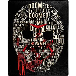 Fredag ???en 13. Jason Vorhees Big Talker Micro Raschel Throw T?ppe 46 """" X60 """" (116 cm x 152 cm)