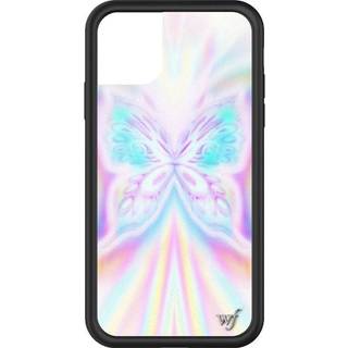 Wildflower Covers - Manifest Cover Kompatibel med Apple iPhone 11 | Lilla Hvid Aura Moderne Trendy S?d - Beskyttende sort kofanger 4 fod Drop Tes