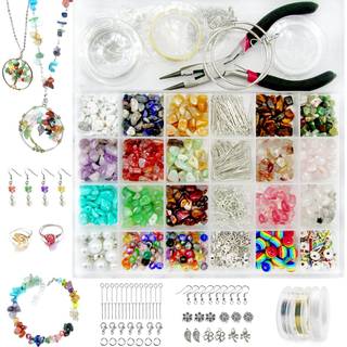 Ruomoxi Y 1200 pcs - Smykkerarmb?nd, der fremstiller kitperler til smykker, der fremstiller ?reringe/ringe/halsk?der, der fremstiller kit smykker