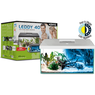 Aquael Leddy 40 Plus Akvariesæt – D&N LED Sort 2.0