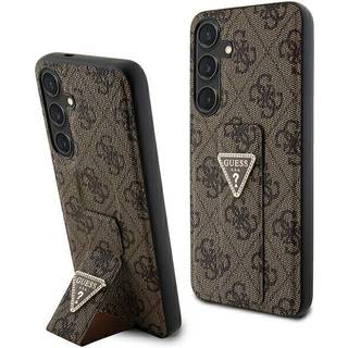 Samsung Galaxy S24+ Guess 4G Grip Stand Triangle Logo Etui - Brun