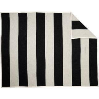 Pappelina, Bob plaid Black/ Vanilla 140 x 180 cm