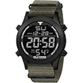 KHS PLABSD.NSGO Armbanduhr Platoon Digital Olivgrün/Schwarz