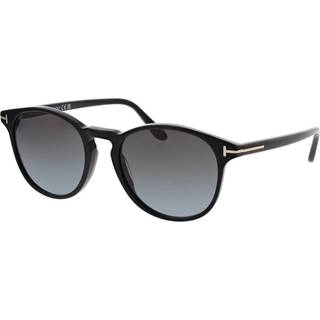 TOM FORD Mand FT1097 LEWIS 01B Solbriller Acetat Sort Grå Rund Normal Skygge