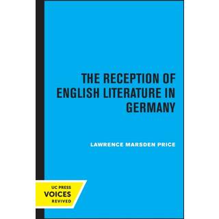 The Reception of English Literature in Germany