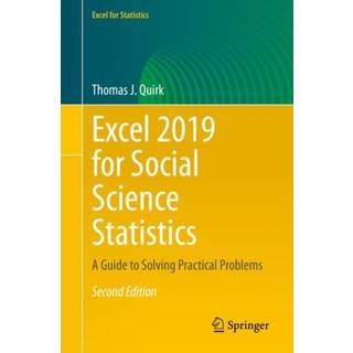 Excel 2019 for Social Science Statistics