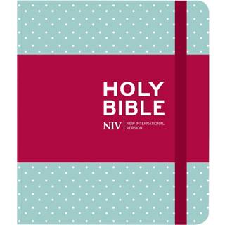 NIV Journalling Mint Polka Dot Cloth Bible