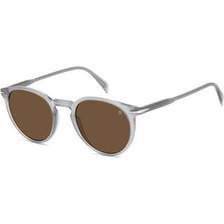 DAVID BECKHAM Mand DB 1139/S KB7/70 Solbriller Acetat Grå Brun Firkantet