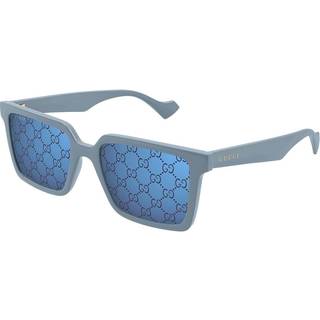Gucci GG1540S 003 55 Solbriller Mænd Blue - Light Blue - 55mm